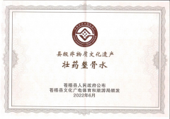 喜報(bào)！壯藥正骨水制作技藝榮獲縣級(jí)非物質(zhì)文化遺產(chǎn)項(xiàng)目